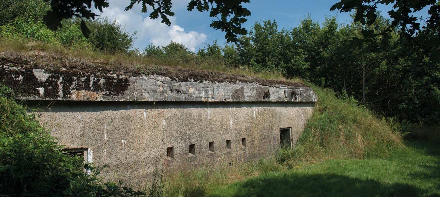 Andholm Batteri - ein intakter Bunker an der Sicherungsstellung Nord