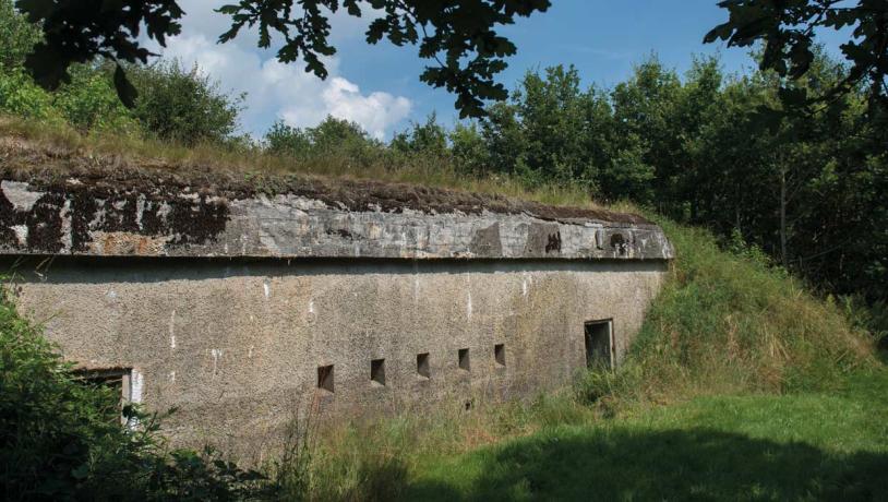 Andholm Batteri - ein intakter Bunker an der Sicherungsstellung Nord