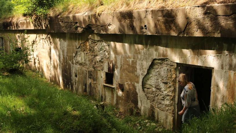 Andholm Batteri - ein intakter Bunker an der Sicherungsstellung Nord