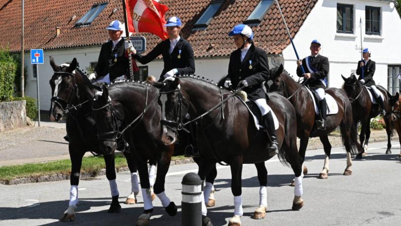 Umzug im Zusammenhang mit dem Ringreiterfest in Aabenraa