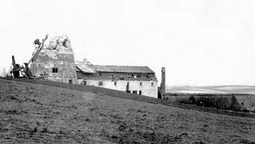 1864: Dybbøl Mühle in Trümmer geschossen am 10. April 1864