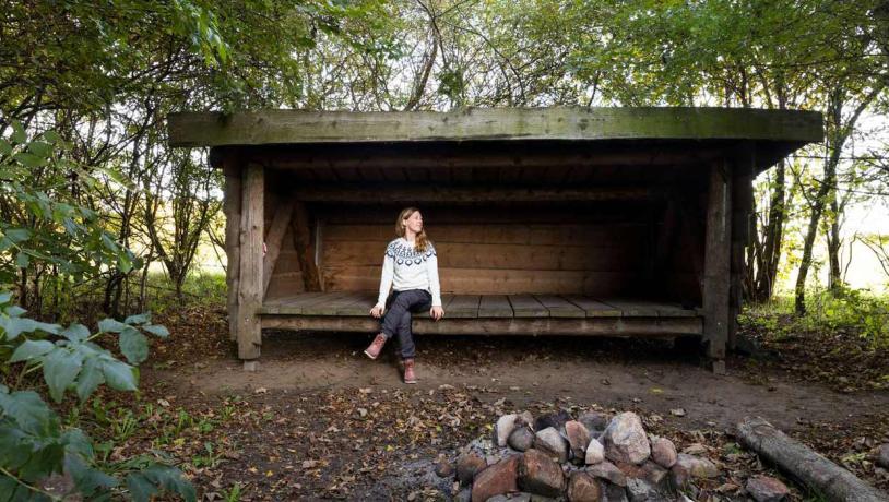 Das Oldenor Shelter im Naturpark Nordals