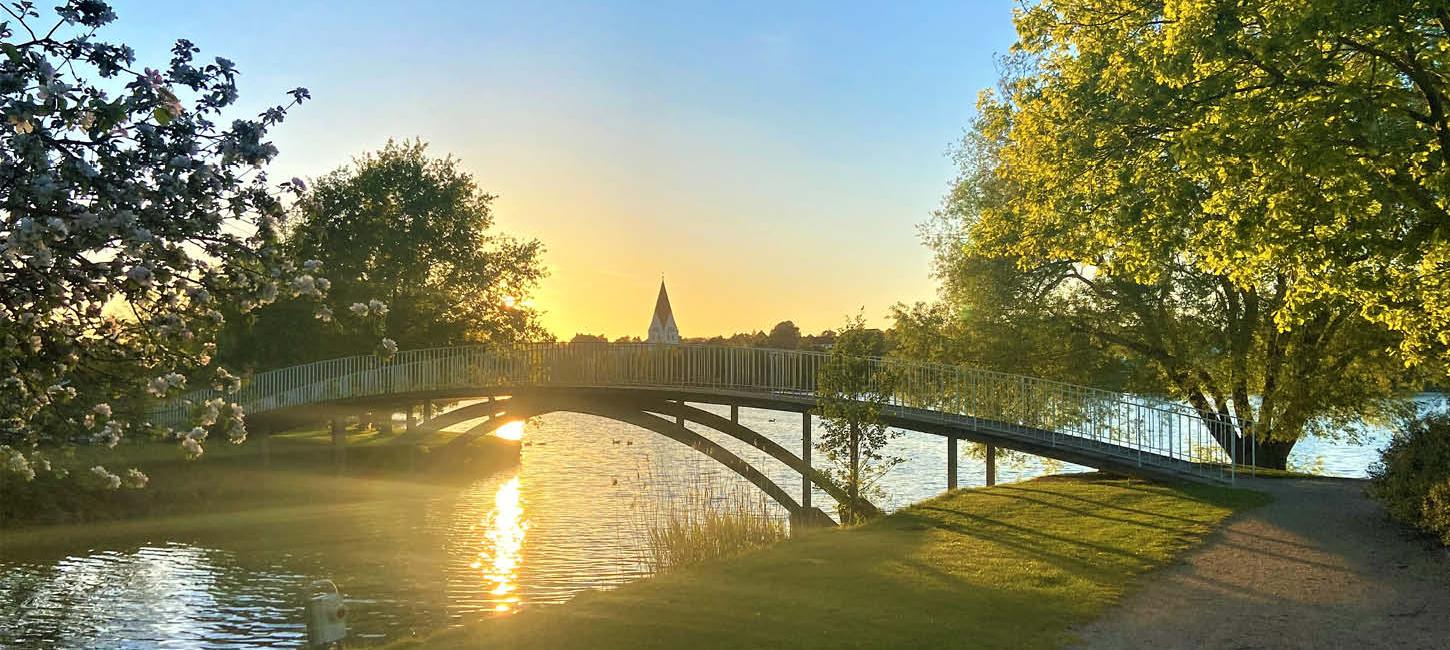 Broen i Haderslev Dampark