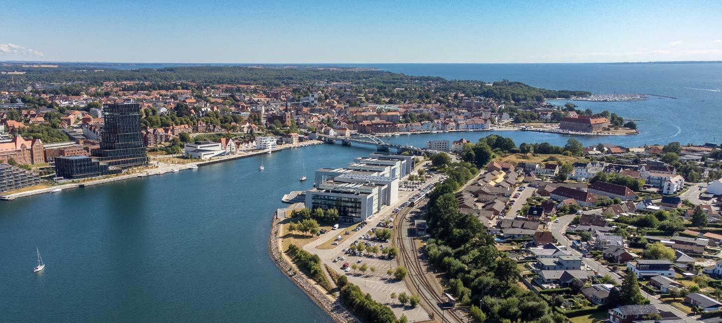 Sønderborg deles af Als Sund