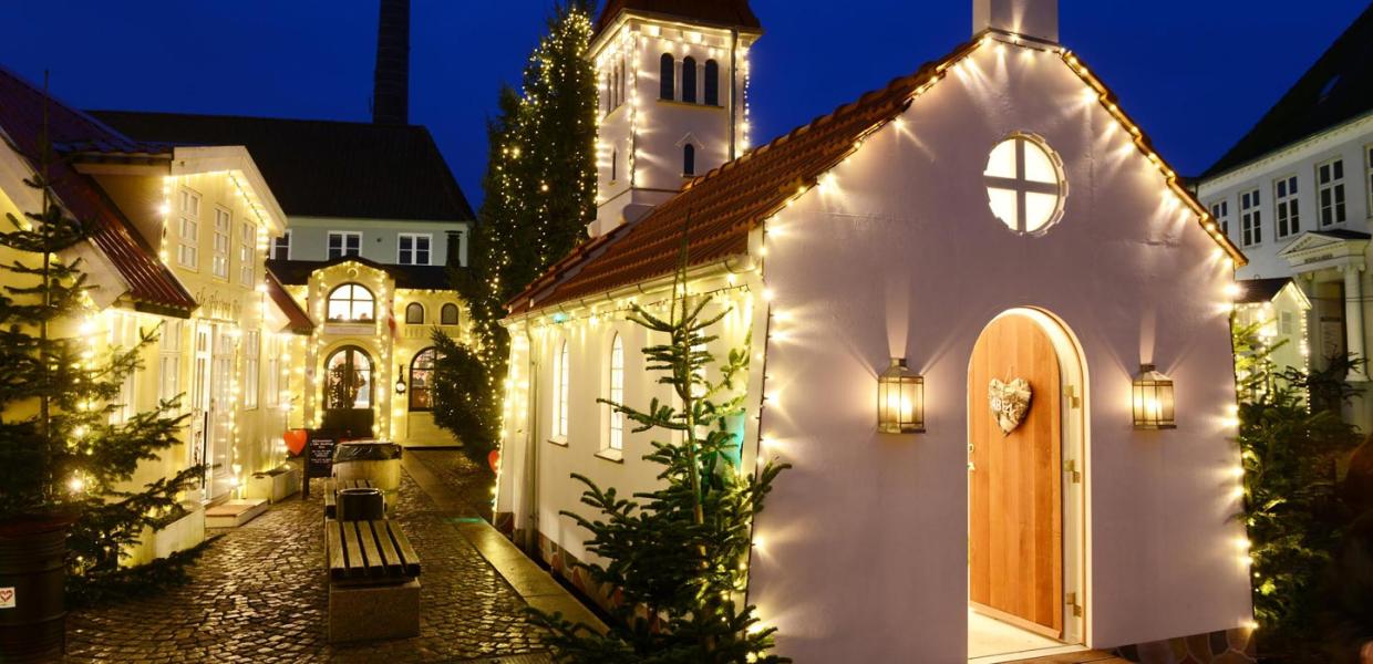 Weihnachtsmarkt Julehjertebyen in Aabenraa
