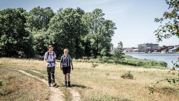 Vandrere på Camino Haderslev Næs