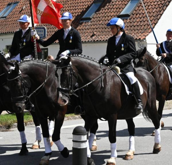 Umzug im Zusammenhang mit dem Ringreiterfest in Aabenraa