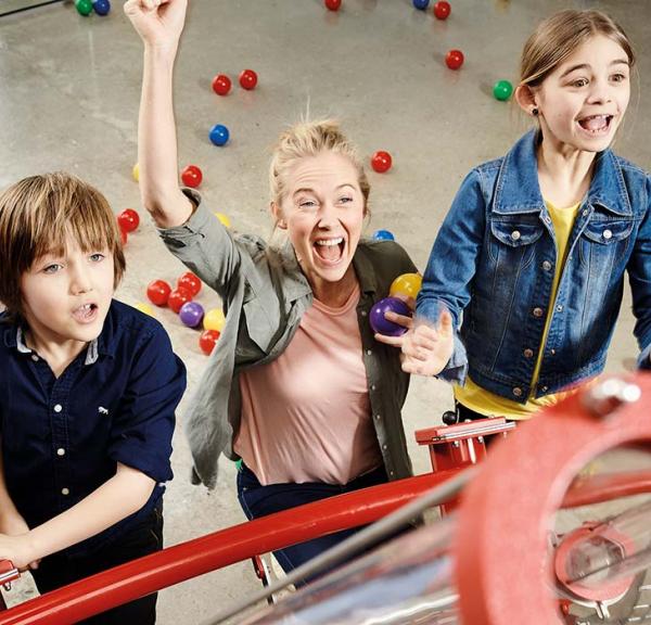 Familie aktivitet i Universe Science Park