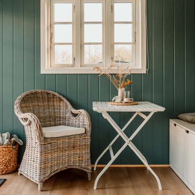 Indendørs glamping-hytte ved Als Kloster