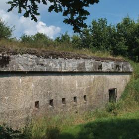 Andholm Batteri - ein intakter Bunker an der Sicherungsstellung Nord