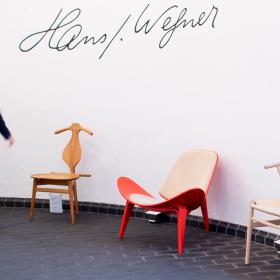 Hans Wegner Stühle im Våndtarnet (Wasserturm) in Tønder