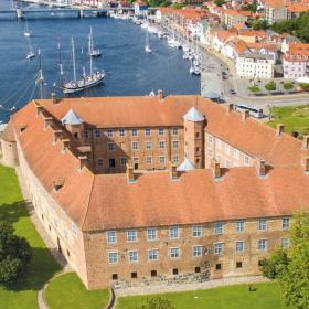 Luftfoto af Sønderborg Slot
