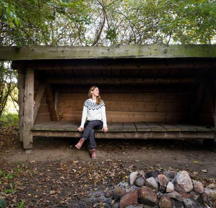 Das Oldenor Shelter im Naturpark Nordals